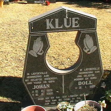 KLUE Johan 1928-2000 &amp; Doll 1929-