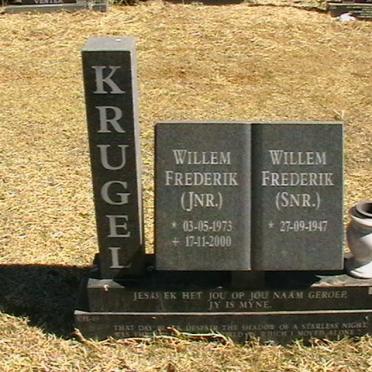 KRUGEL Willem Frederik 1947- :: KRUGEL Willem Frederik 1973-2000