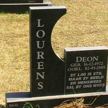 LOURENS Deon 1972-2005