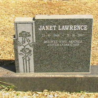 LAWRENCE Janet 1948-2007
