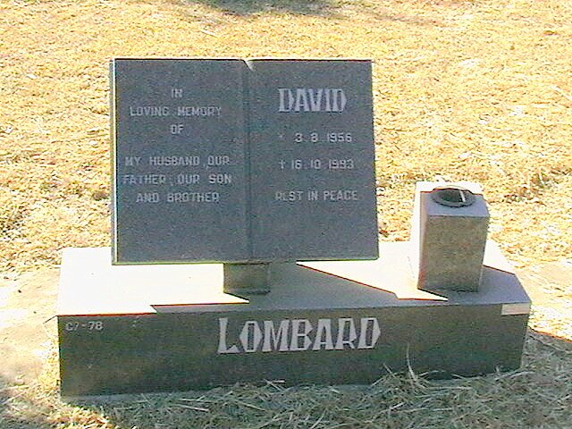 LOMBARD David 1956-1993