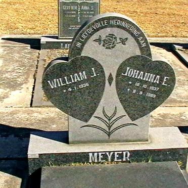 MEYER William L. 1936- &amp; Johanna E. 1937-1989