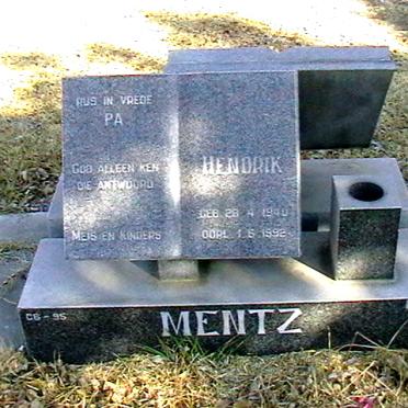 MENTZ Hendrik 1940-1992