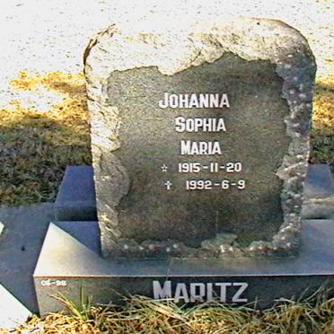 MARITZ Johanna Sophia Maria 1915-1992