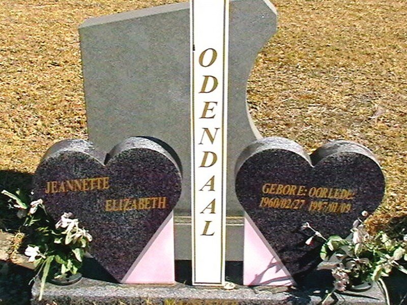 ODENDAAL Jeannette Elizabeth 1960-1997