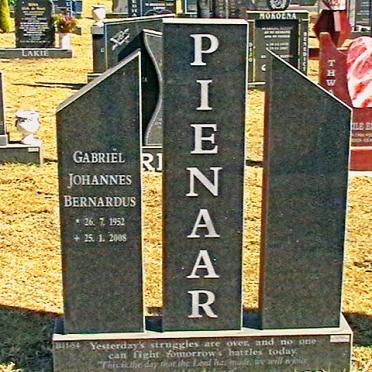 PIENAAR Gabriël Johannes Bernardus 1952-2008