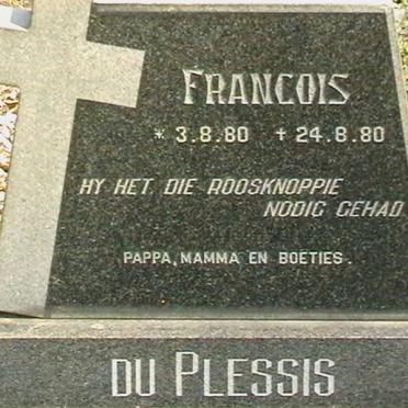 PLESSIS Francois, du 1980-1980