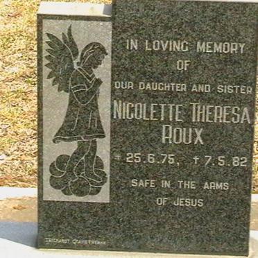 ROUX Nicolette Theresa 1975-1982