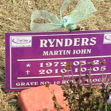 RYNDERS Martin John 1972-2010