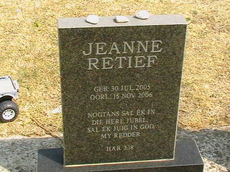 RETIEF Jeanne 2005-2006