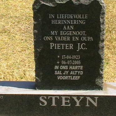 STEYN Pieter J.C. 1923-2005