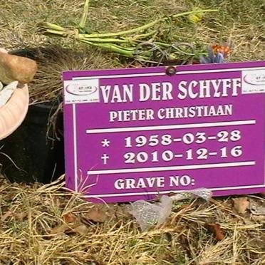 SCHYFF Pieter Christiaan, van der 1958-2010