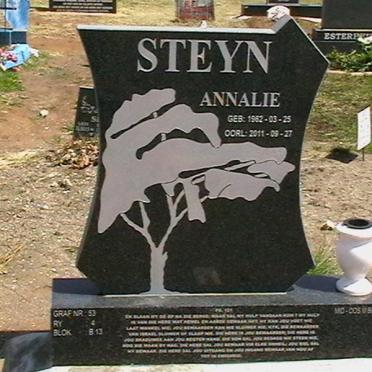 STEYN Annalie 1962-2011