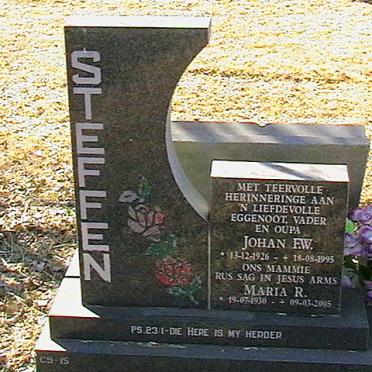 STEFFEN Johan F.W. 1926-1995 &amp; Maria R. 1930-2005