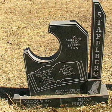 STAPELBERG Nicolaas Willem 1919-2000 &amp; Rosa Hermina 1922-