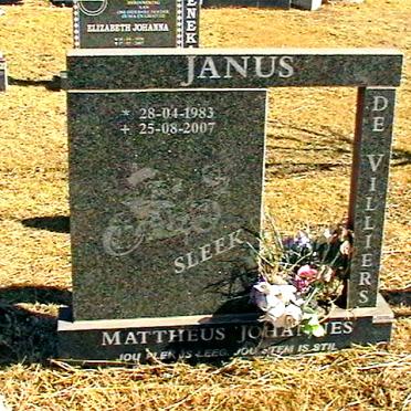 VILLIERS Mattheus Johannes, de 1983-2007