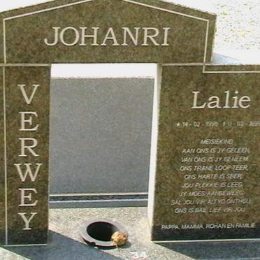 VERWEY Johanri Lalie 1990-1999