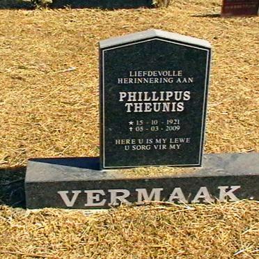 VERMAAK Phillipus Theunis 1921-2009