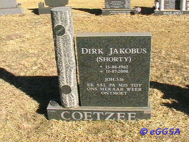 COETZEE Dirk Jakobus 1962-2000