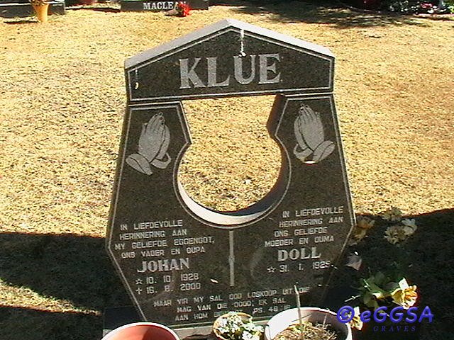 KLUE Johan 1928-2000 &amp; Doll 1929-