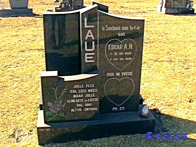 LAUE Edgar A.H. 1928-1998