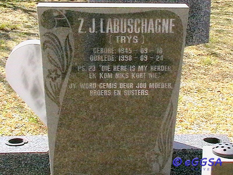 LABUSCHAGNE Z.J. 1945-1998