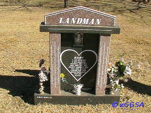 LANDMAN Baby 1925-2002