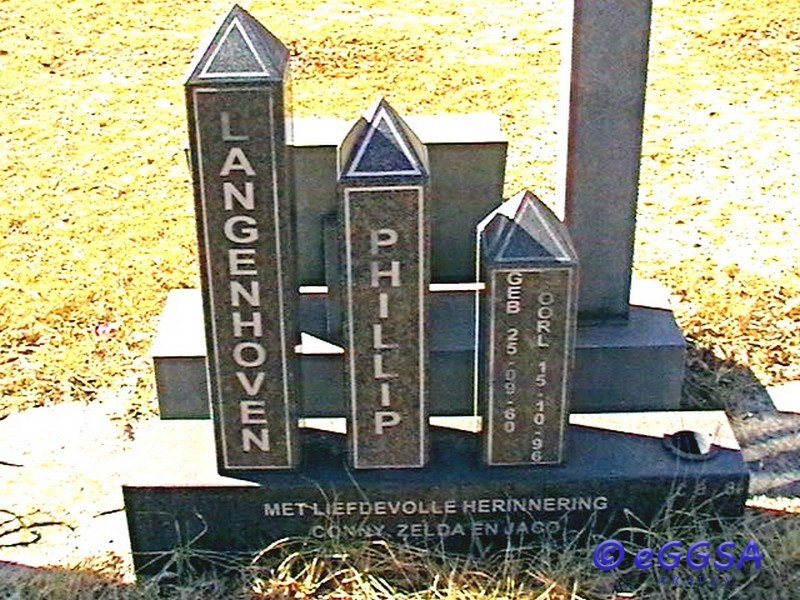 LANGENHOVEN Phillip 1960-1996