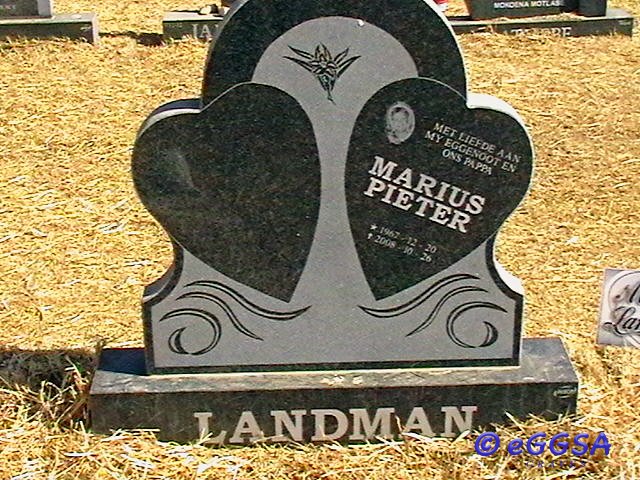 LANDMAN Marius Pieter 1967-2008