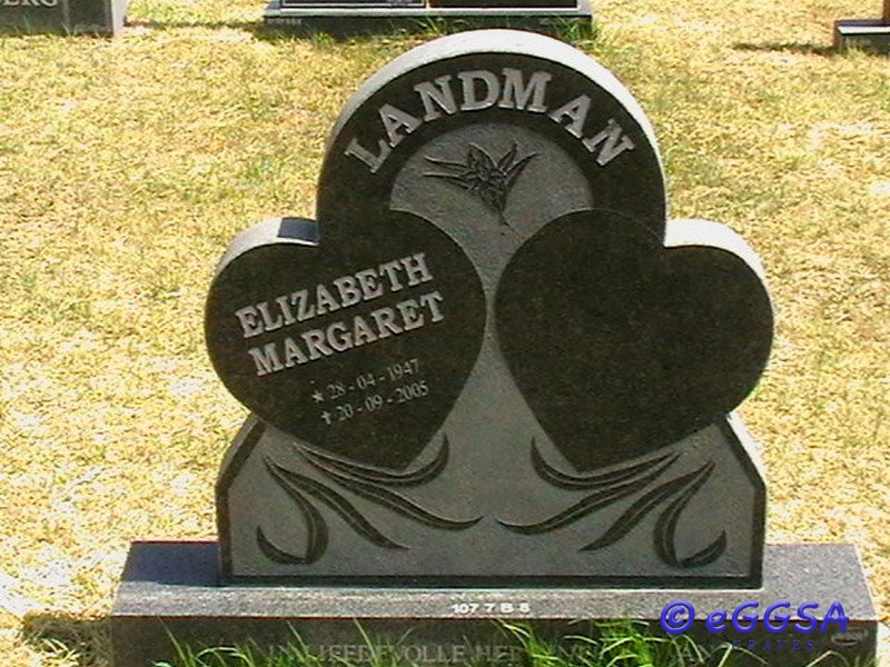 LANDMAN Elizabeth Margaret 1947-2005