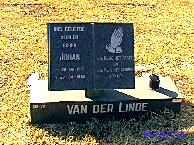 LINDE Johan, van der 1971-1998