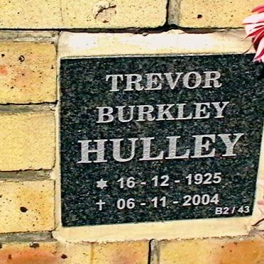 HULLEY Trevor Burkley 1925-2004