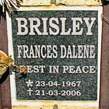 BRISLEY Frances Dalene 1967-2006