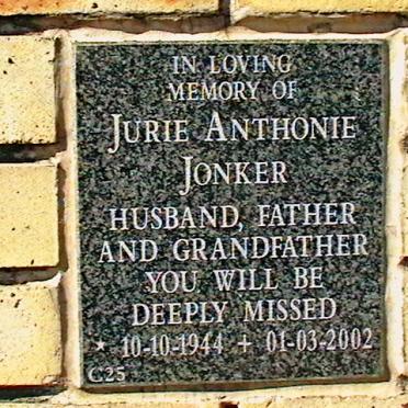 JONKER Jurie Anthonie 1944-2002