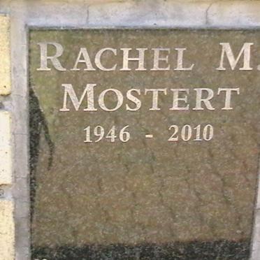 MOSTERT Rachel M. 1946-2010