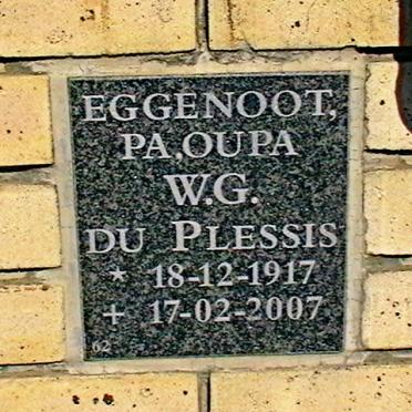 PLESSIS W.G., du 1917-2007