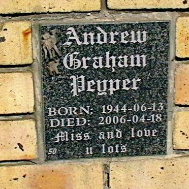 PEYPER Andrew Graham 1944-2006