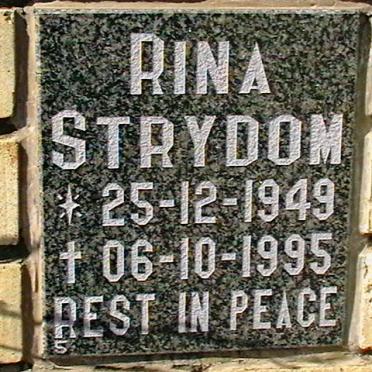 STRYDOM Rina 1949-1995