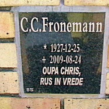 FRONEMANN C.C. 1927-2009