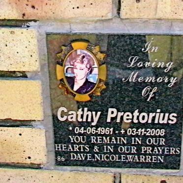 PRETORIUS Cathy 1961-2008