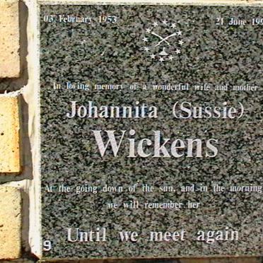 WICKENS Johannita 1953-1997