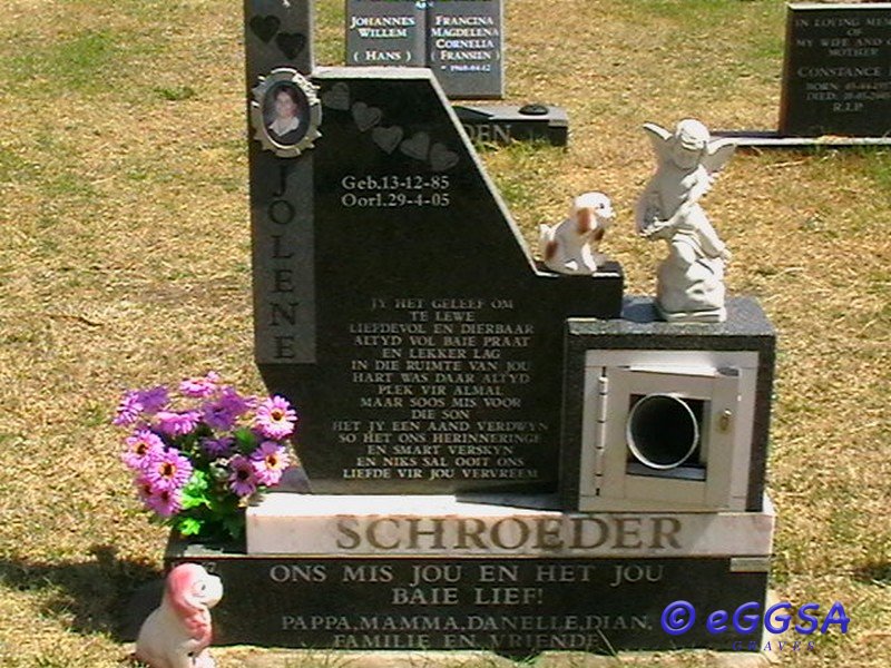 SCHROEDER Jolene 1985-2005