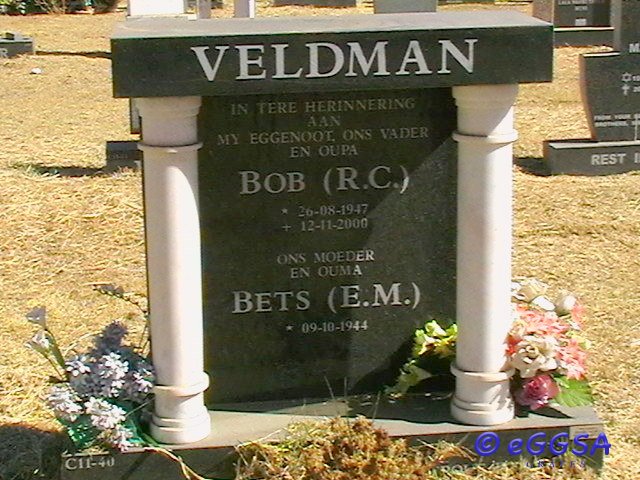 VELDMAN R.C. 1947-2000 &amp; E.M. 1944-