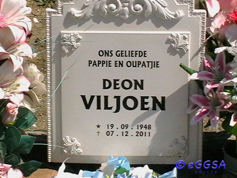 VILJOEN Deon 1948-2011