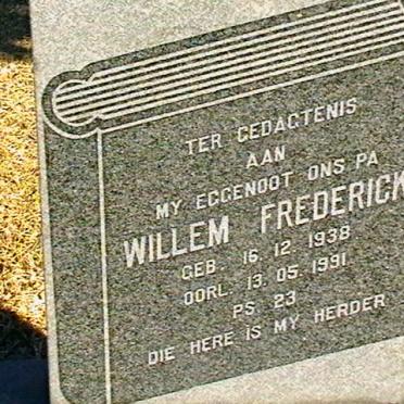 ? Willem Frederick 1938-1991