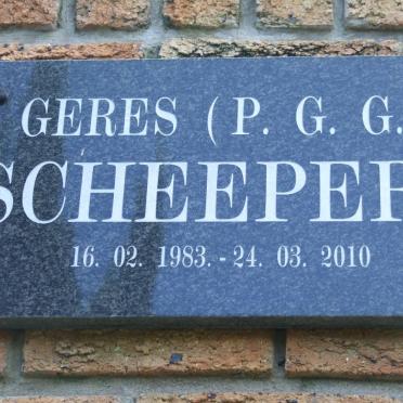 SCHEEPERS P.G.G. 1983-2010