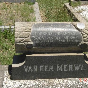 MERWE Lourens Johannes, van der 1936-1960