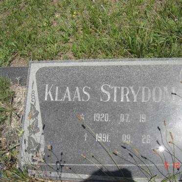 STRYDOM Klaas 1920-1991