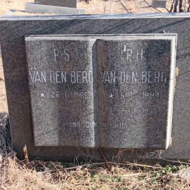 BERG P.S., van den 1905- & P.H. 1894-1975