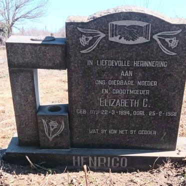 HENRICO Elizabeth C. nee UYS 1894-1968